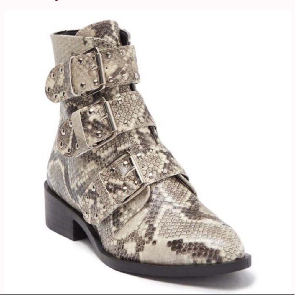 Steven by Steve Madden New York Harmon Triple Buckle Boot